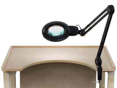 Lampada Di Ingrandimento A Led Da 14 W Con Braccio Articolato, 4 Livelli Di Luminosit@, Durston - Immagine Standard - 5
