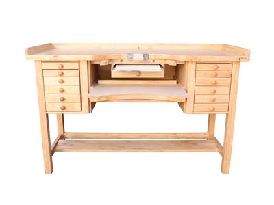 Panca Da Gioielliere Superiore Durston A 1 Posto E 12 Cassetti - Immagine Standard - 3