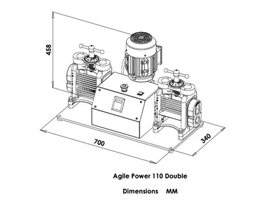 Laminatoio Elettrico Doppio, Agile Power C110 Double, Durston - Immagine Standard - 2