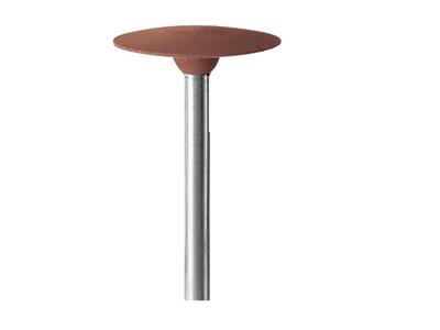 Mola Per Lenti In Gomma Montata, Marrone, Grana Media, 14,5 X 2,5 Mm, N. 4708, Eve - Immagine Standard - 2