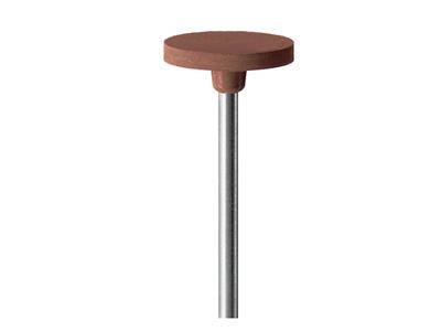Mola Abrasiva In Gomma Tonda Montata, Marrone, Grana Media, 14,5 X 2 Mm, N. 4715, Eve - Immagine Standard - 2
