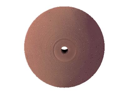 Mola Abrasiva Per Lenti In Gomma, Marrone, Grana Media, 22 X 4 Mm, N. 4722, Eve