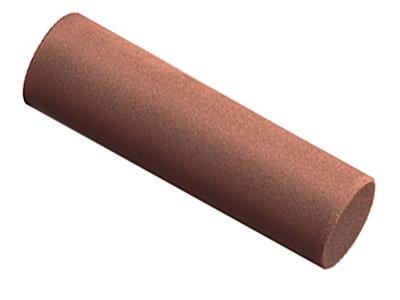 Mola Abrasiva Cilindrica In Gomma, Marrone, Grana Media, 6 X 22 Mm, N.4760, Eve - Immagine Standard - 2