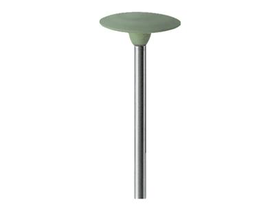 Lente Montata Su Mola Di Gomma, Verde, Grana Fine, 14,5 X 2,5 Mm, N. 4808, Eve - Immagine Standard - 2