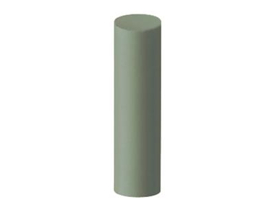 Cilindro Abrasivo In Gomma, Verde, Grana Fine, 6 X 22 Mm, N. 4860, Eve - Immagine Standard - 1