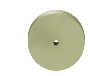 Ruota Rotonda In Gomma, Beige, Grana Molto Fine, 22 X 3 Mm, N. 4901, Eve