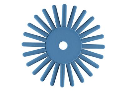Disco Abrasivo Eveflex Intrecciato Blu Non Assemblato, Grana Molto Grossa, Diametro 17 Mm, Singolarmente, - Immagine Standard - 1