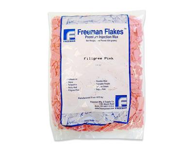 Cera Ad Iniezione Filigree Pink, Freeman Flake, Sacchetto Da 454g