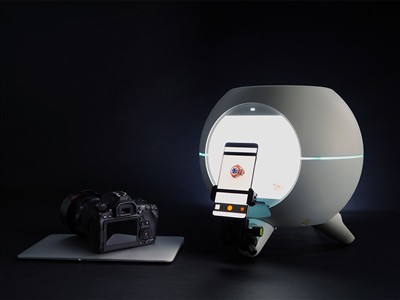 Orangemonkie Foldio 360 Smartphone Dome Photo Studio Con Supporto Per Telefono - Immagine Standard - 8
