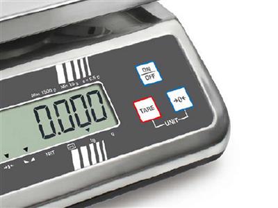 Bilancia Kern Ffn 1k-4nm, Campo Di Pesata Da 1500 G A 0,5 G, Con Approvazione - Immagine Standard - 3
