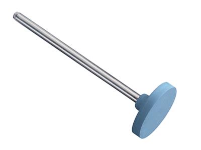 Mola In Silicone Montata Tonda, Blu, Grana Fine, 14,5 X 2,5 Mm, N. 1255, Eve - Immagine Standard - 1