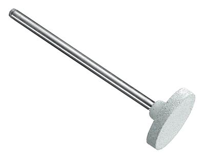 Mola In Silicone Montata Tonda, Bianca, Grana Grande, 14,5 X 2,5 Mm, N. 1055, Eve - Immagine Standard - 2