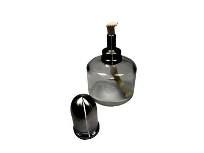 Lampada Ad Alcool In Vetro Da 100 Ml, Con Tappo