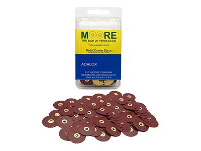 Dischi Abrasivi Moore, Grana Fine, Diametro 22 Mm, Scatola Da 200