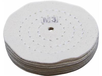 Disco In Cotone Cucito, Panno Per Lucidatura M3, 100 X 15 Mm, Lucidatura Standard, Merard - Immagine Standard - 2