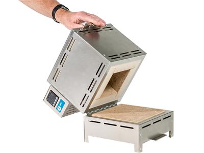 Mini Forno Per Ceramica, Vetro, Pasta Metallica E Smalto, Per Hobbisti, Blueline - Immagine Standard - 2