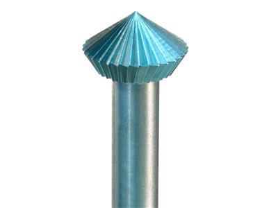 Fresa Conica 90° Hd, Diametro 3,70 Mm, Scatola Da 6 Pezzi, Super Q - Immagine Standard - 2