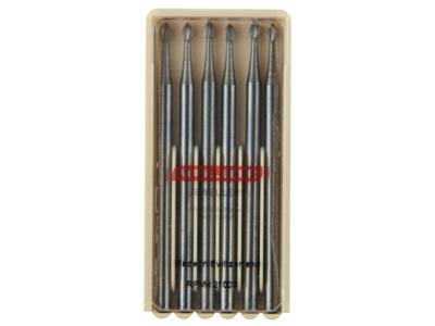 Fresa A Pera Z, Diametro 1,20 Mm, Scatola Da 6 Pezzi, Super Q - Immagine Standard - 3