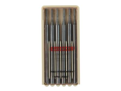 Fresa A Fessura Cilindrica N. 34, Diametro 0,80 Mm, Scatola Da 6 Pezzi, Super Q - Immagine Standard - 3