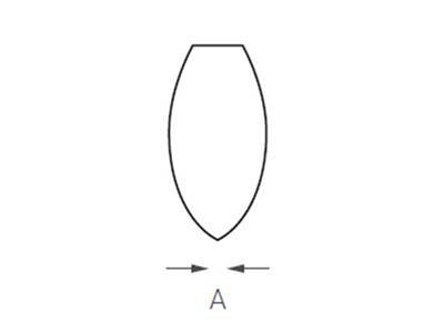Scalpello A Taglio Obliquo N. 5/0, Spessore 1,16 Mm, 65 Mm, Super Q - Immagine Standard - 2