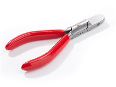 Pinza A Becchi Piatti, Ganasce In Nylon, Impugnatura Rossa, 130 Mm, Antilope - Immagine Standard - 1