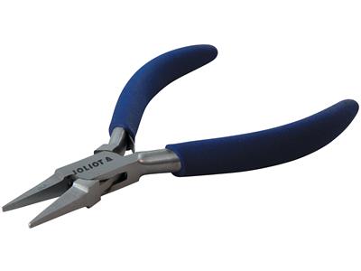 Pinza A Becchi Piatti Da 2 Mm, Blu,130 Mm, Joliot - Immagine Standard - 3