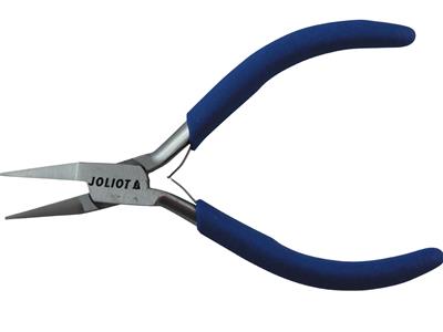 Pinza A Becchi Piatti Da 4 Mm, Blu,130 Mm, Joliot