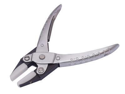 Pinza Piatta Parallelo Liscio Con Rivestimento In Nylon, 140 MM