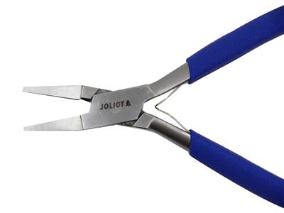 Pinza A Becchi Mezzotondi E Piatti,blu, 140 Mm, Joliot - Immagine Standard - 2