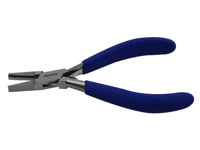 Pinza A Becchi Mezzotondi E Piatti,blu, 140 Mm, Joliot - Immagine Standard - 3