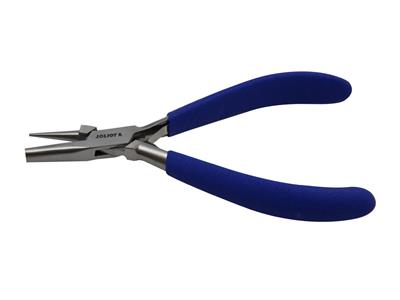 Pinza A Becchi Tondi E Concavi, Blu, 140 Mm, Joliot - Immagine Standard - 3