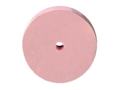 Rotella In Silicone, Rotonda, Rosa, Grana Molto Fine, 17 X 2,5 Mm, N. 1304, Eve