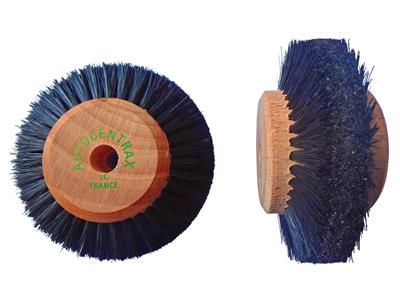 Spazzola Circolare Con Setole Nere,6 File, Diametro 70 MM - Immagine Standard - 3