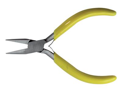 Pinza A Becchi Mezzotondi, Gialla, 130 MM