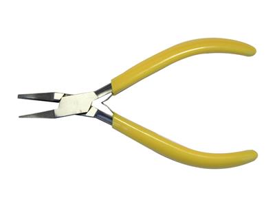 Pinze, Semitonde, Naso Piatto, Manico Giallo, 140 MM - Immagine Standard - 1