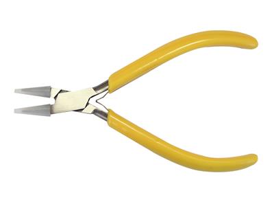 Pinze A Becchi Tondi In Nylon, Manico Giallo, 140 MM