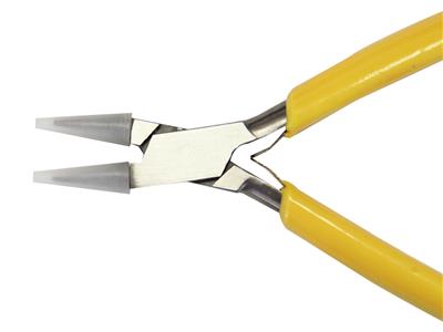 Pinza A Becchi Tondi In Nylon, Impugnatura Gialla, 140 MM - Immagine Standard - 2