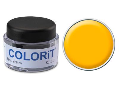 Colorit, Colore Giallo Base, Vaso Da 18 G