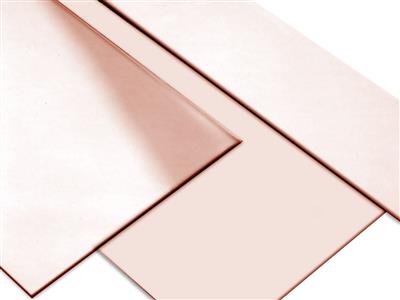 Placca In Oro Rosso 18 Carati 5n Ricotto, 1,00 MM - Immagine Standard - 1