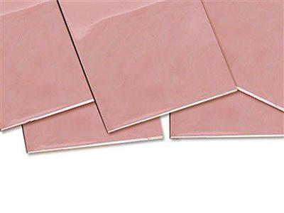 Placca In Oro Rosa 18 Carati Ricotto, 0,60 MM - Immagine Standard - 1