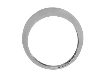 Fede Nuziale Larghezza 8,44 Mm, Oro Bianco 800. Ref. Bjp53 - Immagine Standard - 1