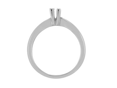 Solitario 4 Griffe Per Pietra Da 4 Mm, Oro Bianco 800 Ref. Sv20/25 - Immagine Standard - 1