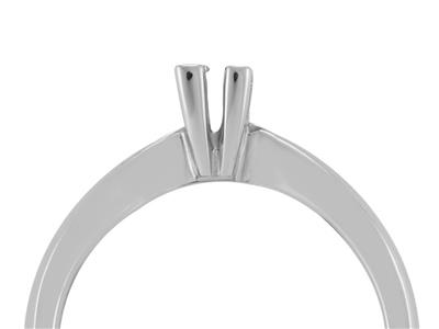 Solitario 4 Griffe Per Pietra Da 4 Mm, Oro Bianco 800 Ref. Sv20/25 - Immagine Standard - 3