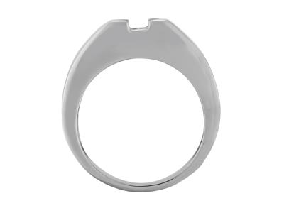 Solitario Per Pietra Da 6 Mm, Larghezza 5,8 Mm, Oro Bianco 800 Ref. Sf60-90 - Immagine Standard - 1