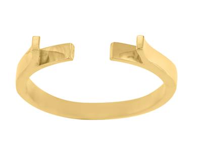 Fusto Dell'anello Piatto, Oro Giallo 18k. Ref. 01806 - Immagine Standard - 2