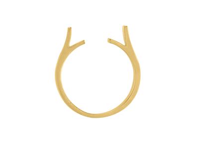 Fusto Dell'anello Piatto, Oro Giallo 18k. Ref. 01808 - Immagine Standard - 1