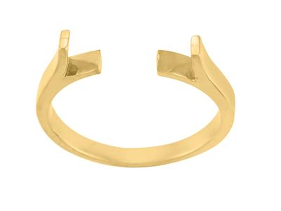 Fusto Dell'anello Piatto, Oro Giallo 18k. Ref. 01808 - Immagine Standard - 2