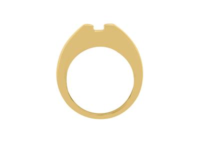 Solitario Per Pietra Da 7 Mm, Oro Giallo 18 Carati. Rif. Sf100-150 - Immagine Standard - 1