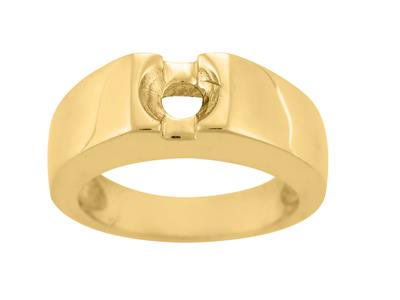 Solitario Per Pietra Da 7 Mm, Oro Giallo 18 Carati. Rif. Sf100-150 - Immagine Standard - 2