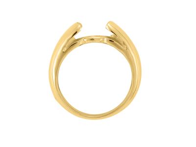 Solitario Per Pietra Tonda Da 8 Mm,oro Giallo 18 Carati. Rif. Bg248 - Immagine Standard - 1